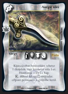 Aurgir tőre (új)