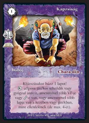 Kapzsiság (új)