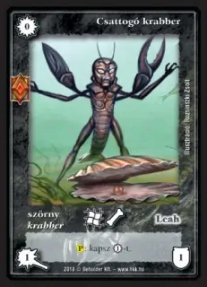 Csattogó krabber (új)