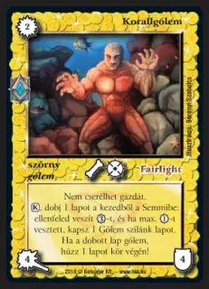 Korallgólem (új)