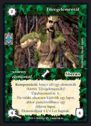 Tőzegelementál (új)