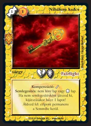 Nihilum kulcs (új)