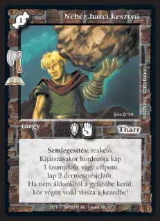 Nehéz harci kesztyű (új)
