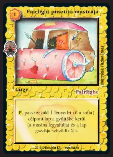 Fairlight pusztító masinája (új)