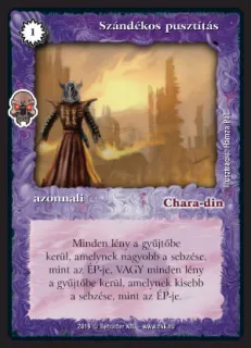 Szándékos pusztítás (új)