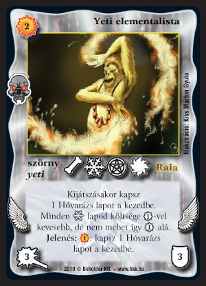 Yeti elementalista (új)