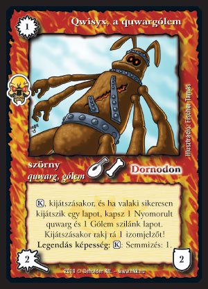Qwisyx, a quwargólem
