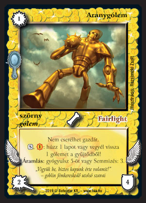 Aranygólem (új)