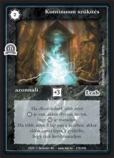 Kontinuum szűkítés (2020)
