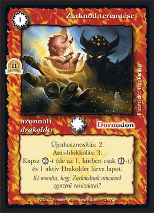 Zarknod teremtése