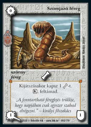 Szomjazó féreg – Homokdűnék