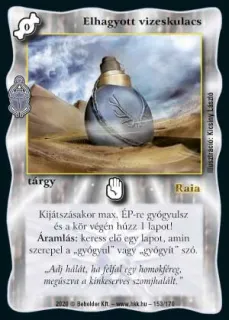 Elhagyott vizeskulacs