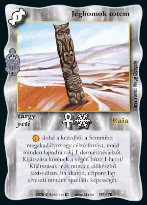 Jéghomok totem