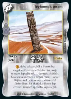 Jéghomok totem
