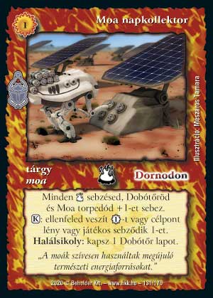 Moa napkollektor
