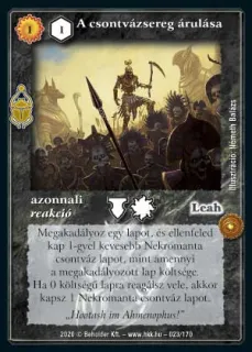 A csontvázsereg árulása