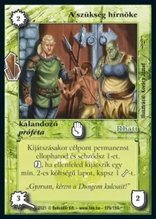 A szükség hírnöke