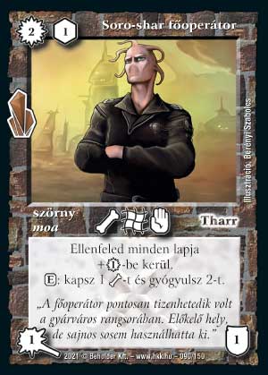 Soro-shar főoperátor (2021) – Kristályláz