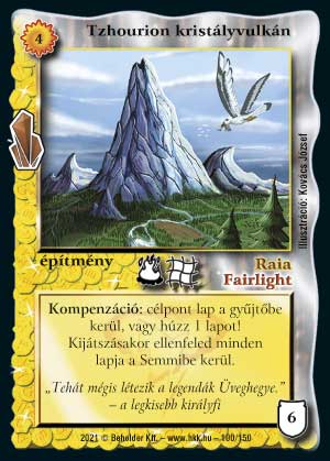 Tzhourion kristályvulkán