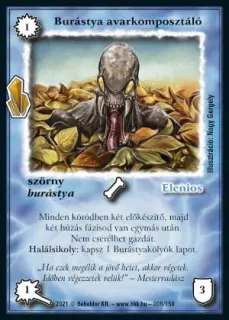 Burástya avarkomposztáló