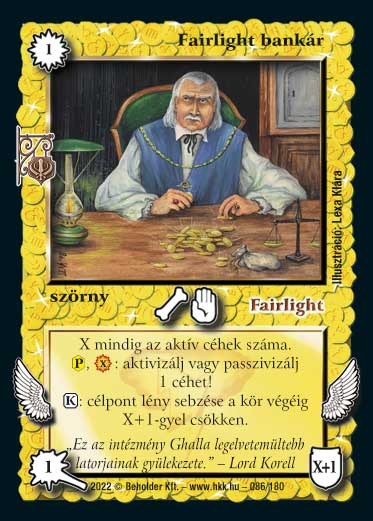 Fairlight bankár (2022) – Roxat céhei
