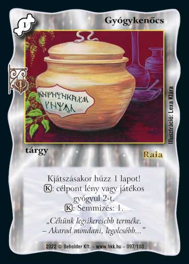 Gyógykenőcs (2022) – Roxat céhei
