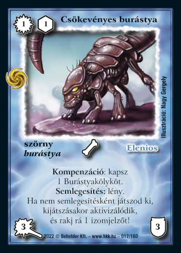 Csökevényes burástya – Résföld