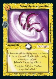 Szinguláris anomália
