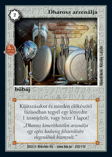 Dharosz arzenálja