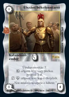 Elszánt békefenntartó