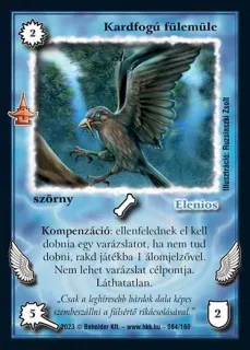 Kardfogú fülemüle (2023)