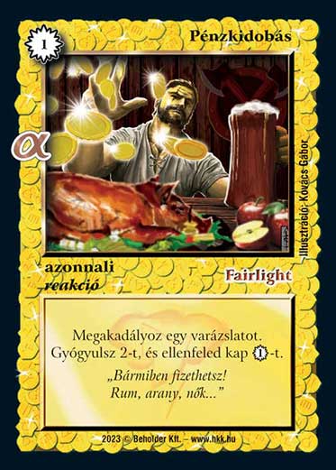 Pénzkidobás (2023) – Alfa Pakli - Kereskedők