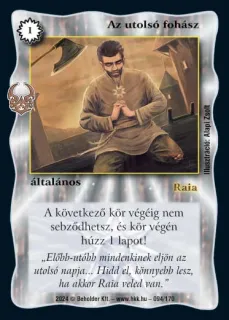 Az utolsó fohász