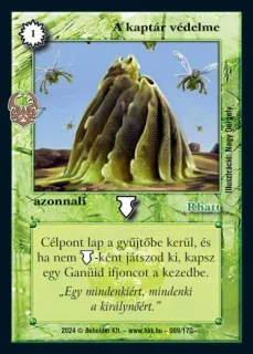 A kaptár védelme