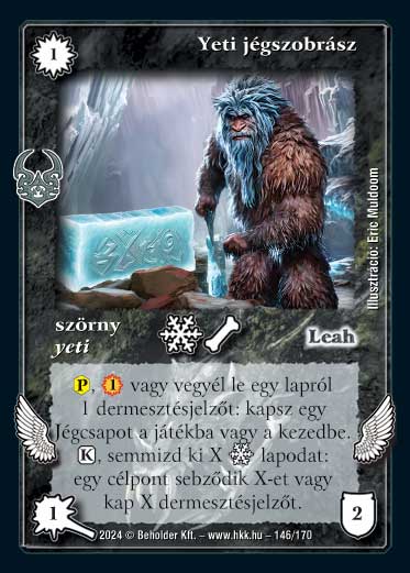 Yeti jégszobrász