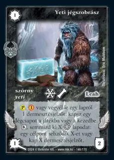 Yeti jégszobrász