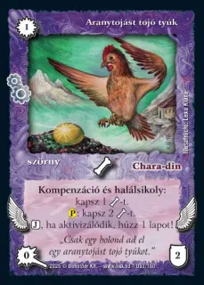 Aranytojást tojó tyúk (2025)