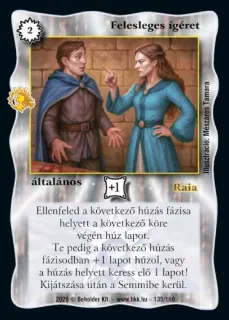 Felesleges ígéret