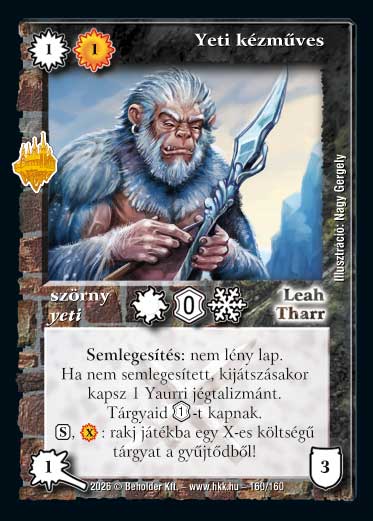 Yeti kézműves