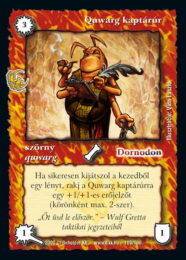 Quwarg kaptárúr (2000)