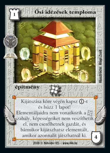 Ősi idézések temploma – Elementálok